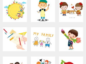 卡通兒童畫 從素材到設計，一站式美術圖案服務指南